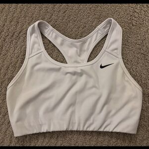 Nike Sports Bra, White (Size: M)